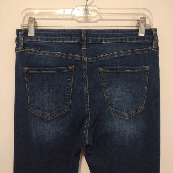 KanCan - Mid Rise Skinny Jeans Dark Wash - Picture 9 of 12